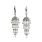Lab Grown Briolette Diamond Chandelier Earrings