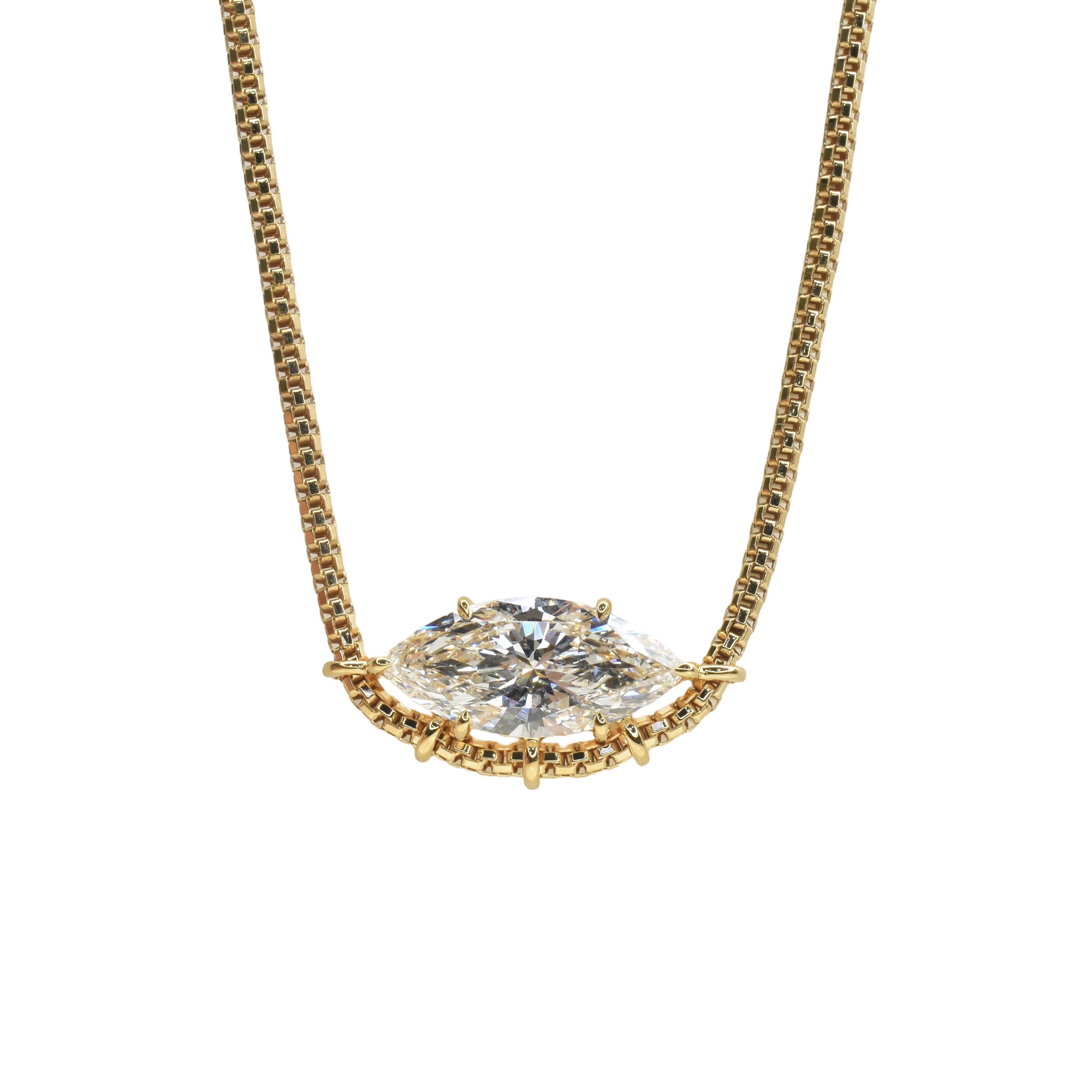 Marquise Diamond Necklace
