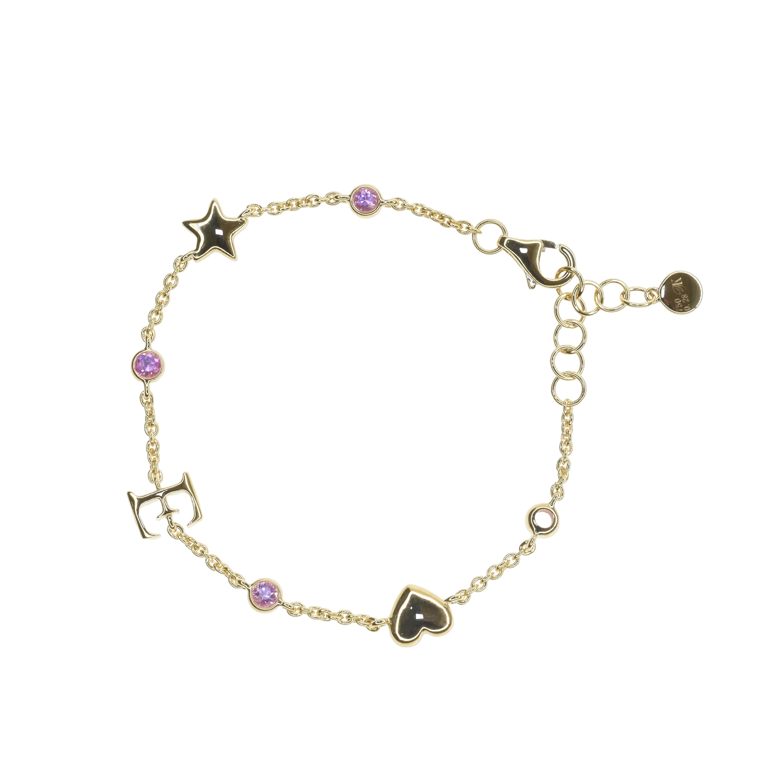 Bespoke Kids Bracelet with Initial