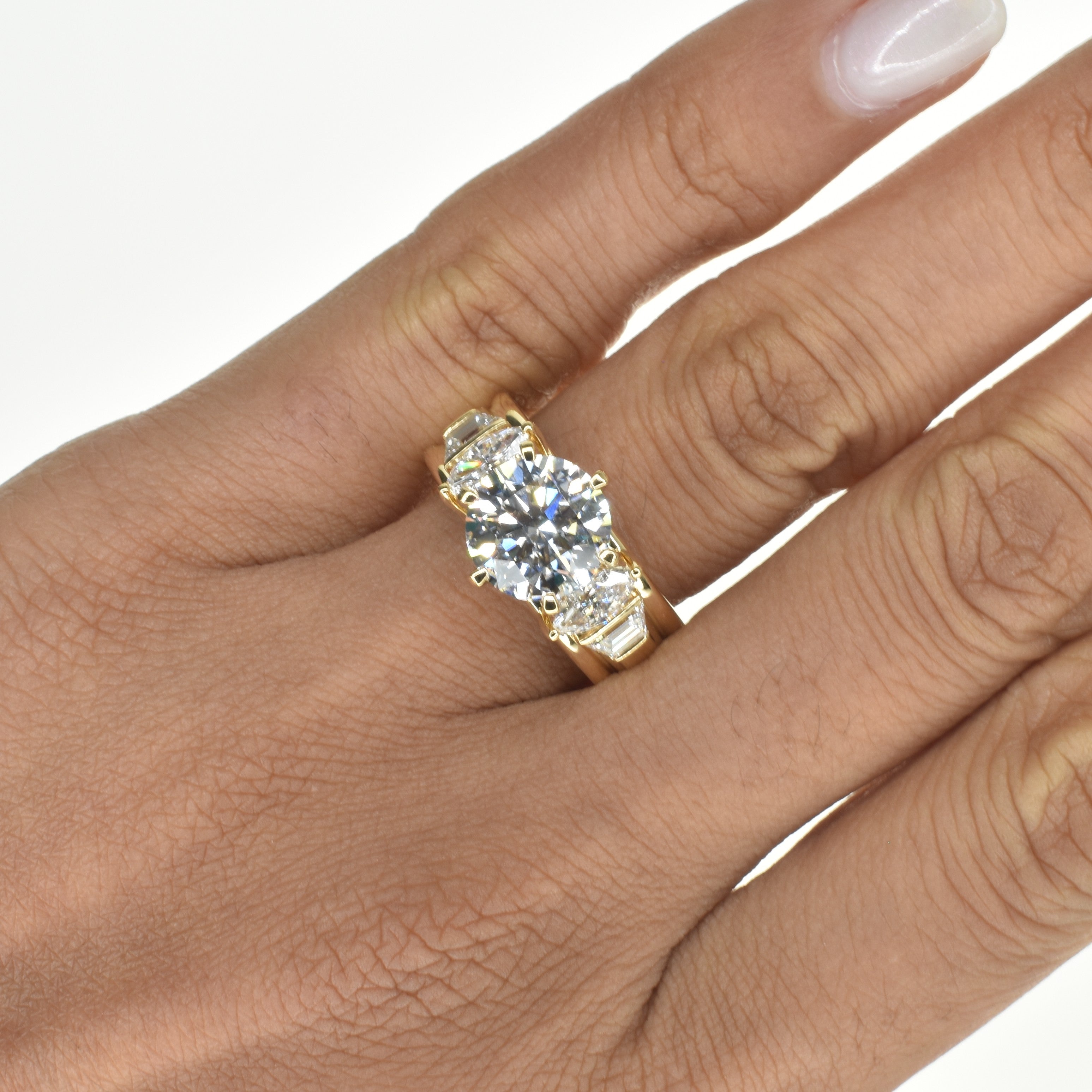 2.5ct Bold Lab Grown Diamond Engagement Ring