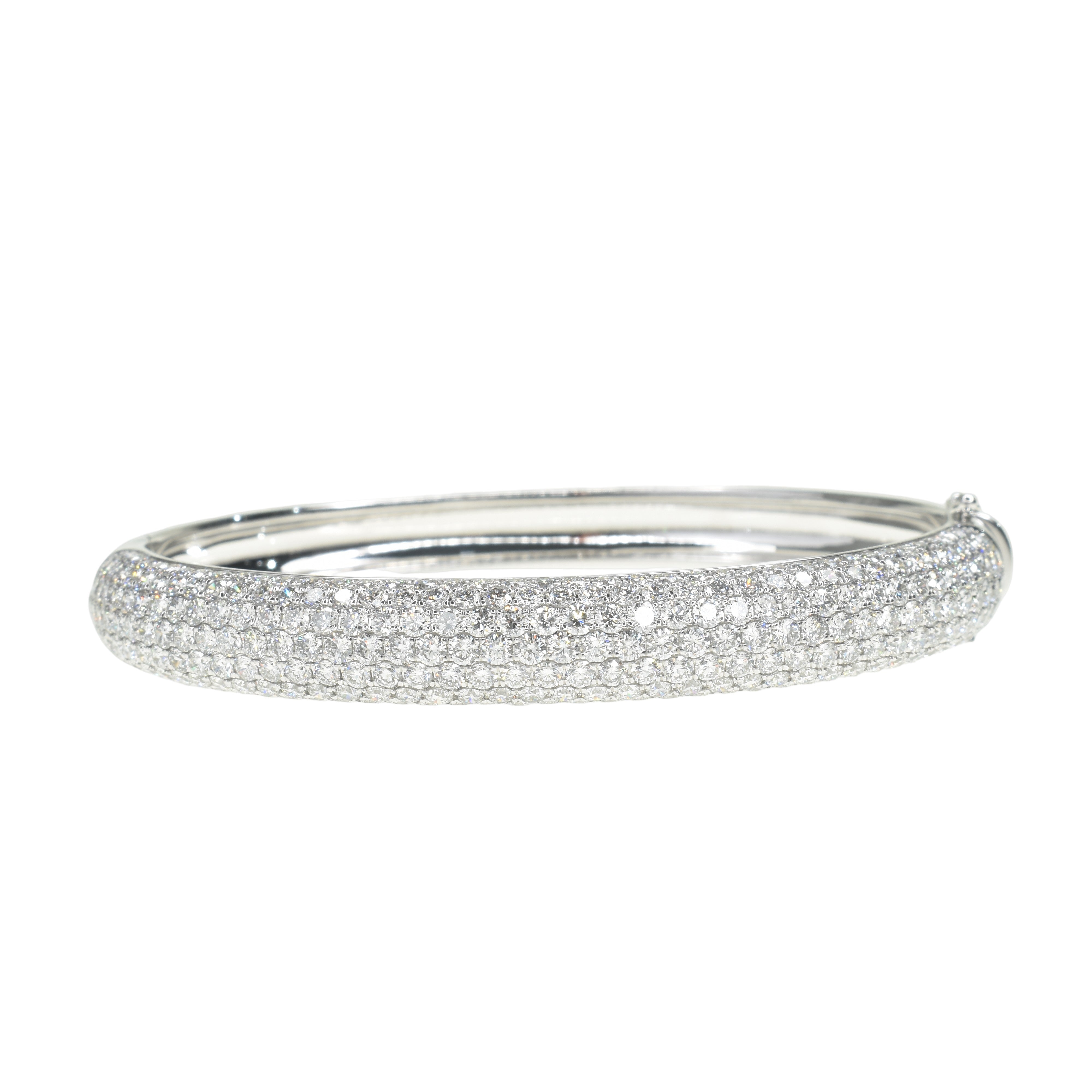 Lab Grown Diamond 7 Row Pave Bangle