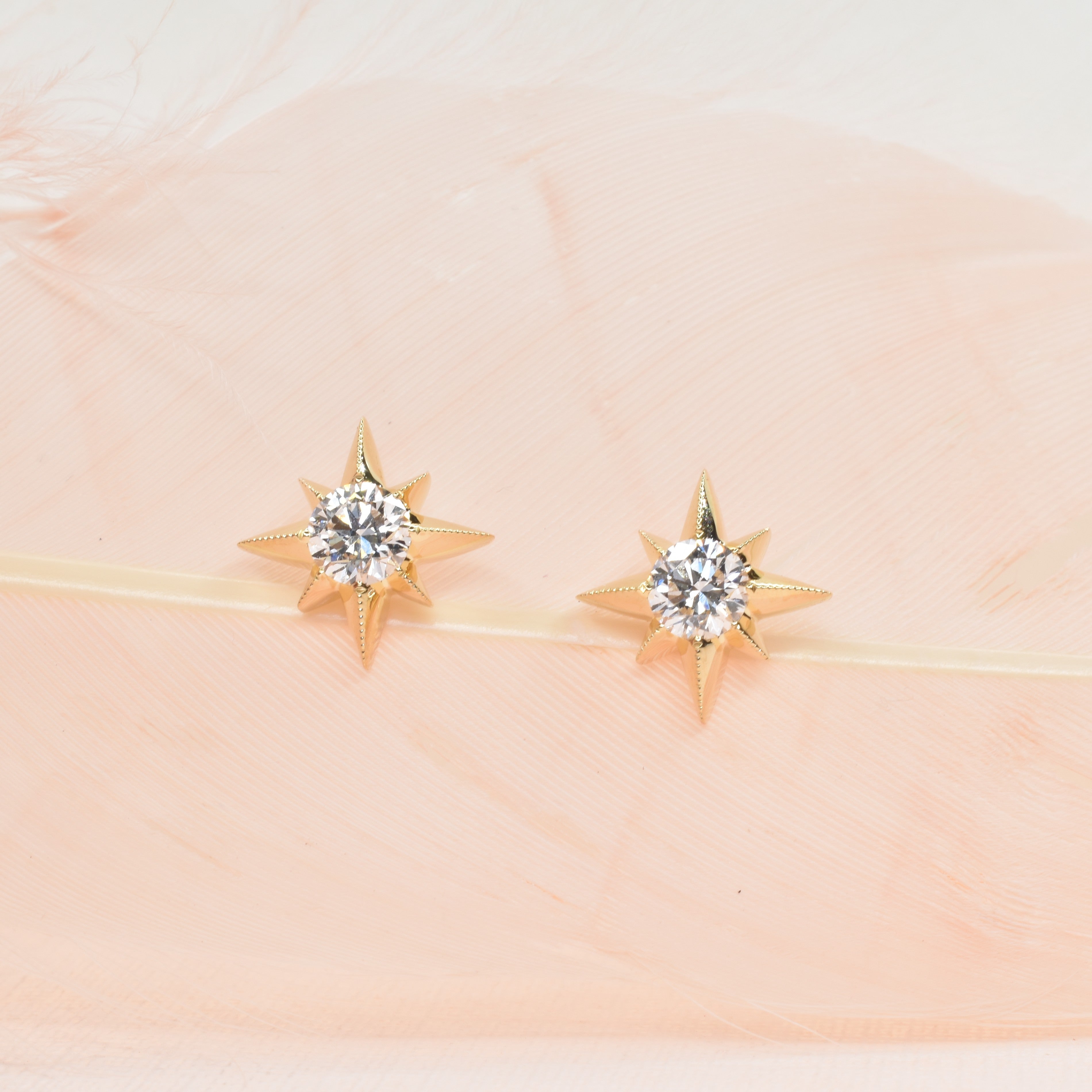 0.50ct Starburst Diamond Earrings