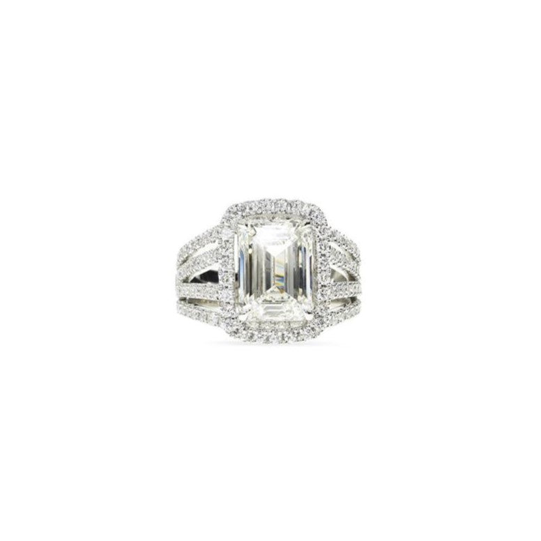 Emerald Cut Diamond Ring