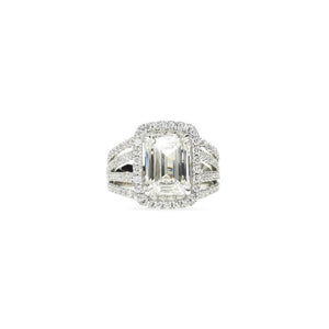 Emerald Cut Diamond Ring
