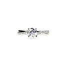 Round Diamond with Twisted Band