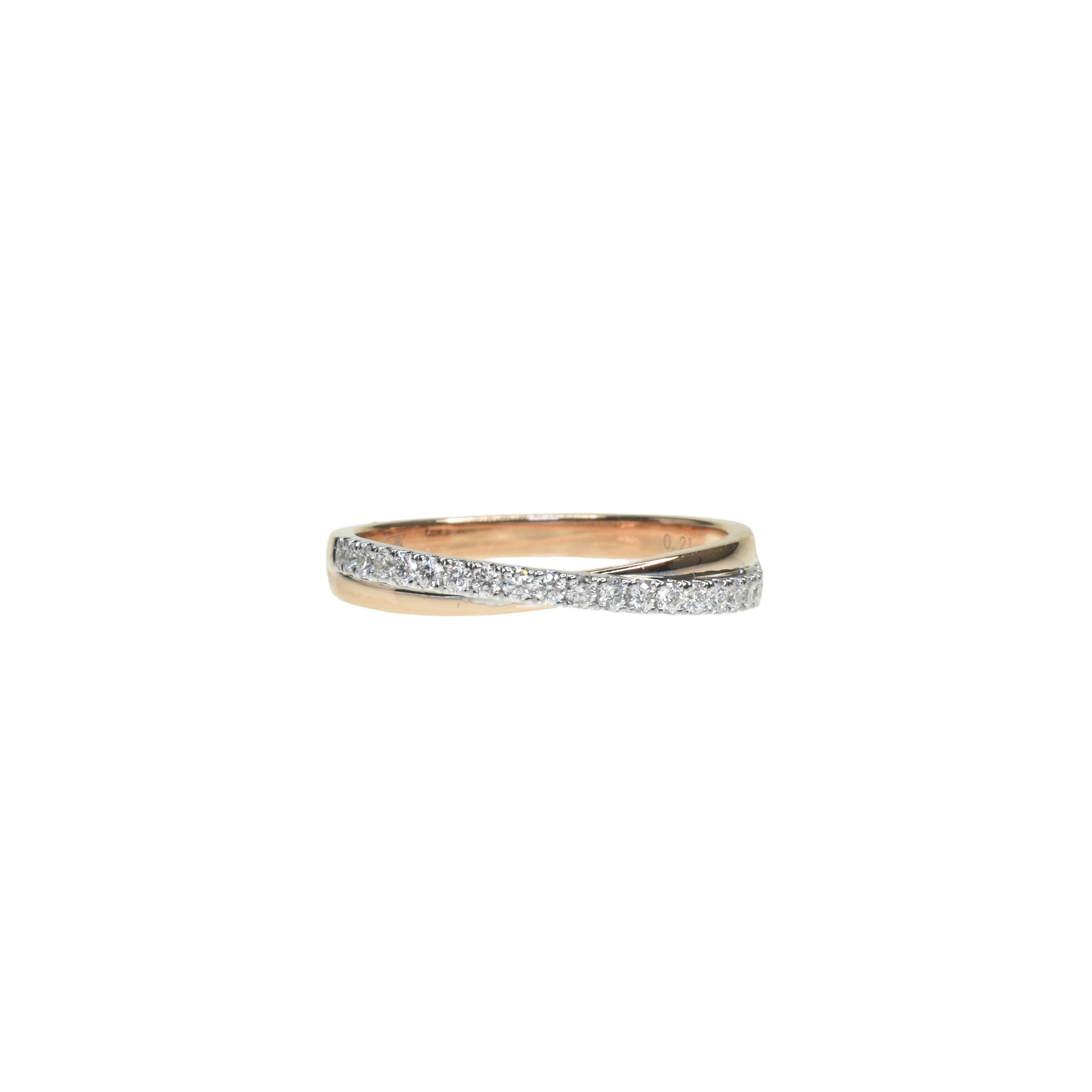 Two Tone Cross Over Half Band