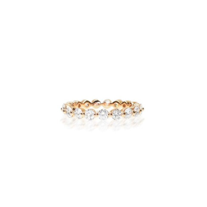 Shared Prong Eternity with 2.7mm Diamonds