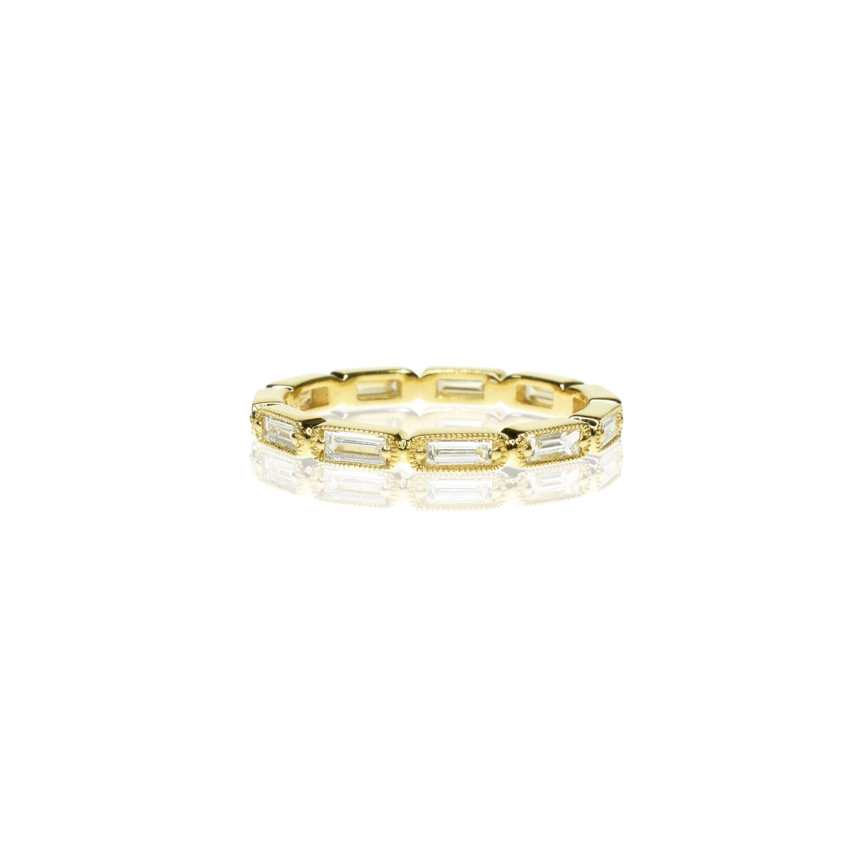 Vintage Style Baguette Eternity Ring