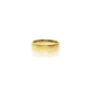 Hammered Gold Mens Band 5mm Wide