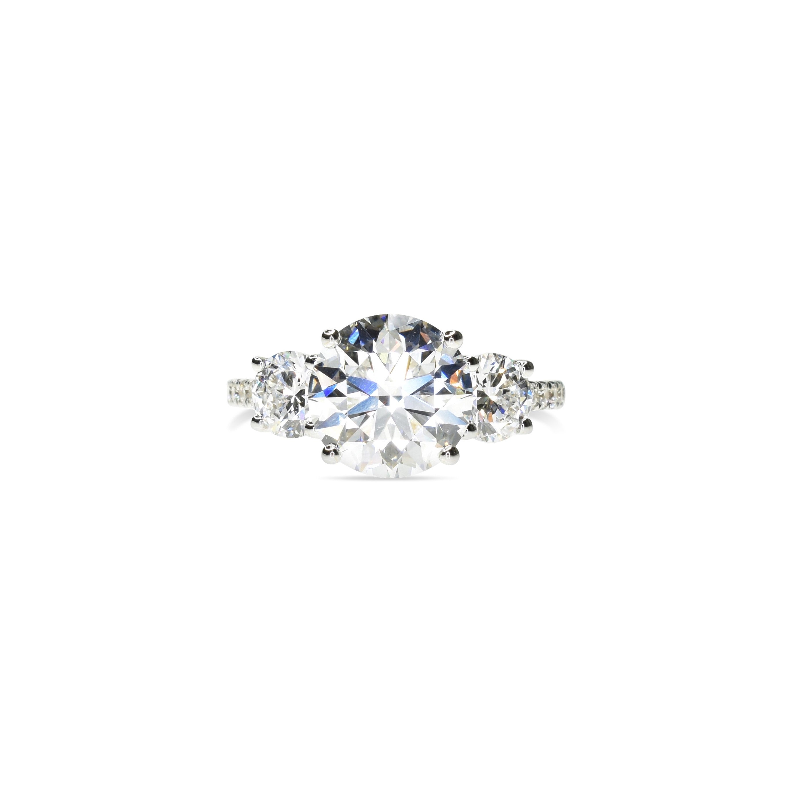 Trilogy Round Diamond Ring