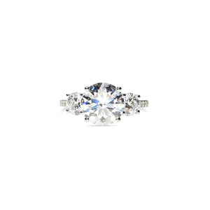 Trilogy Round Diamond Ring
