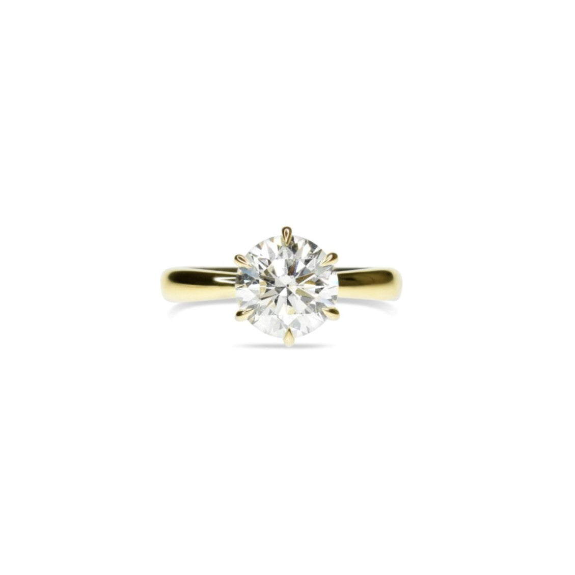 Round Diamond Ring with A Special Halo