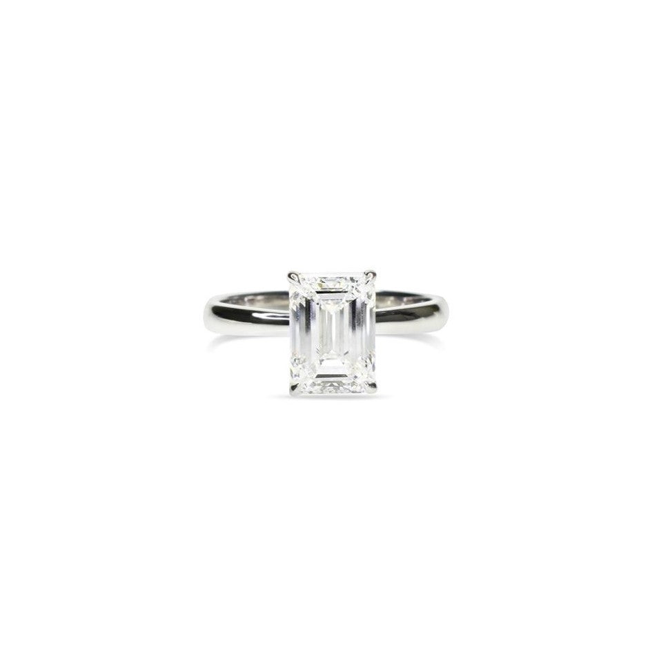 Emerald Cut Diamond Ring