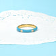 Diamond and Enamel Band