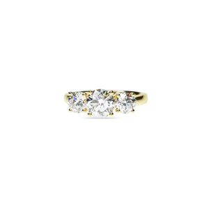 Trilogy Round Diamond Ring