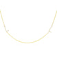 Gold Necklace with Initials