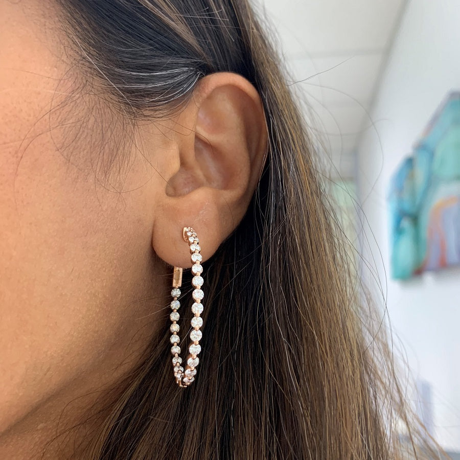 Lab Grown Diamond Hoops