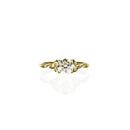 Celtic Inspired Round Brilliant Diamond Ring