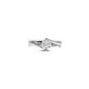 Twisted Band Engagement Ring