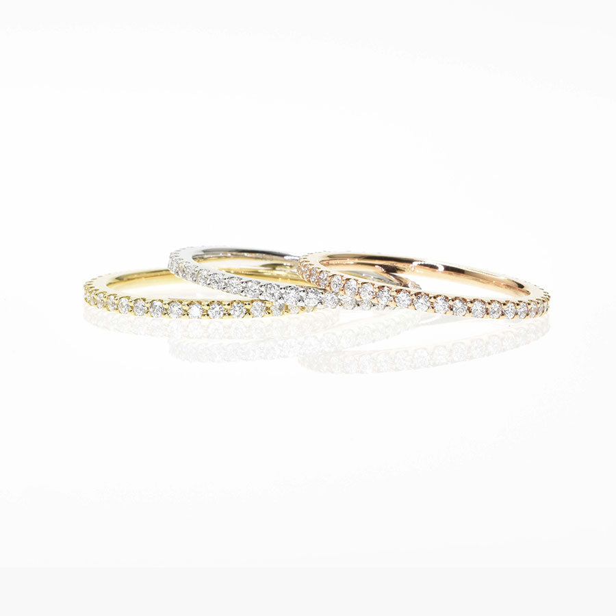 Classic Eternity Band with 1.25mm Diamonds