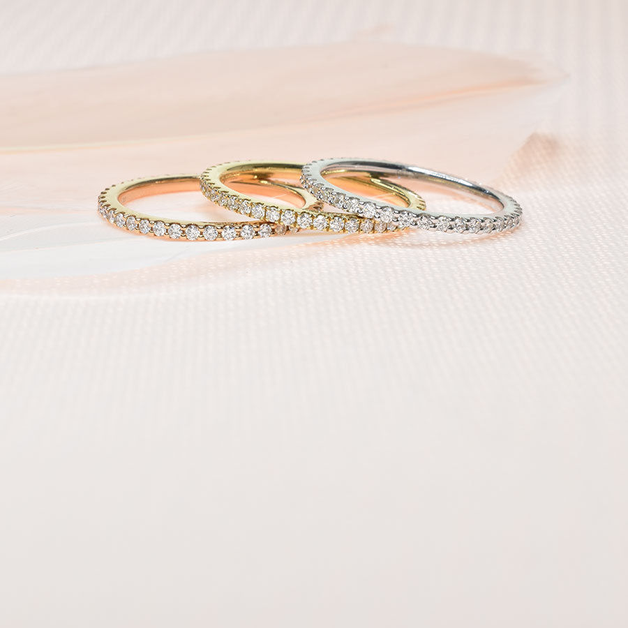 Classic Eternity Band with 1.25mm Diamonds