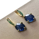 Sapphires with Emeralds