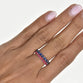 Sapphire Shared Prong Eternity Band 2.5mm