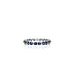 Sapphire Shared Prong Eternity Band 2.5mm