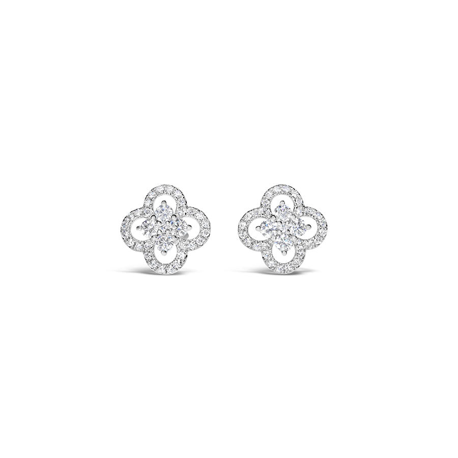 Elegant Clover Earrings