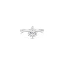 Pear Shaped Diamond Ring