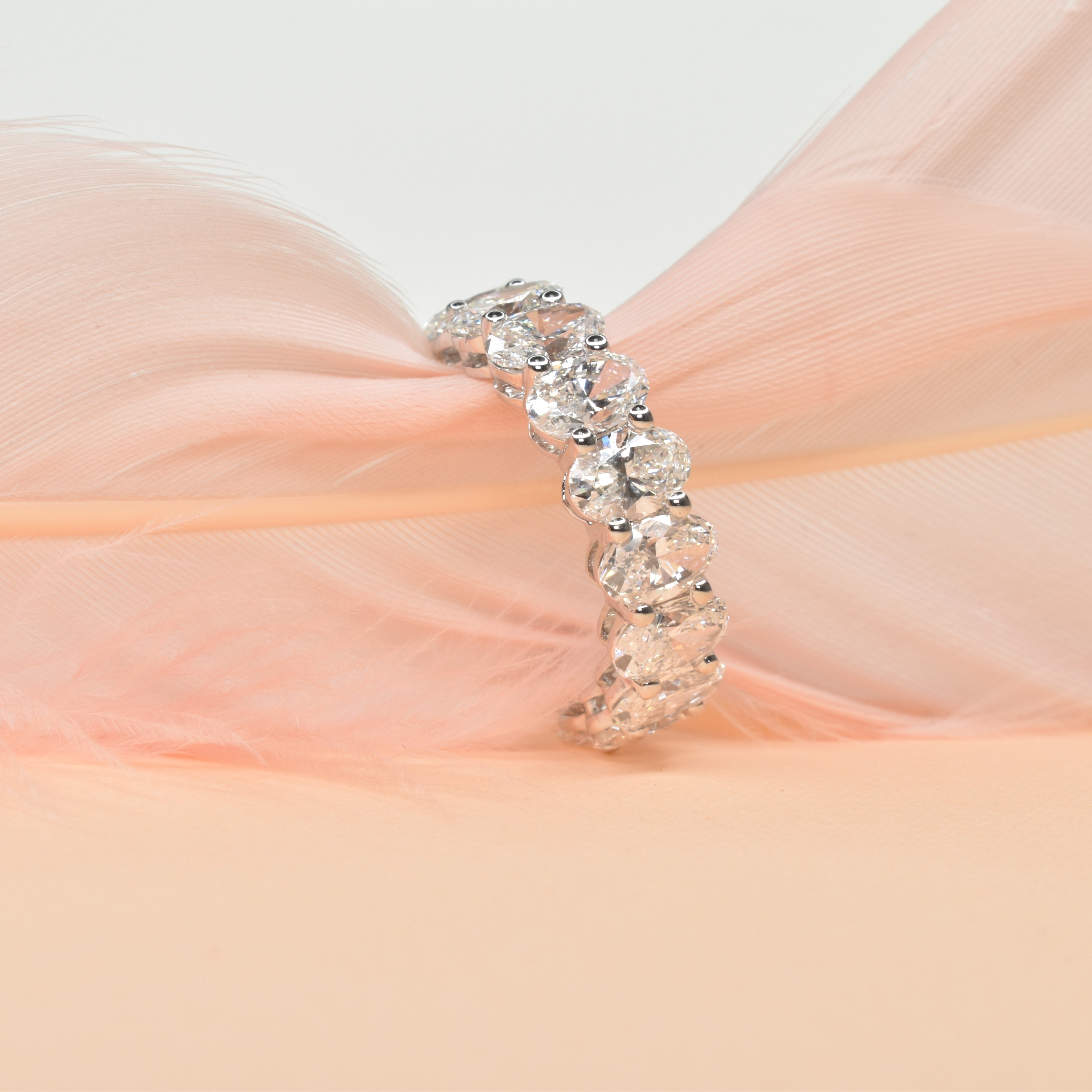 Oval Eternity Ring with 0.40ct Lab Grown Diamonds