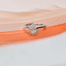 Pear Shaped Diamond Ring