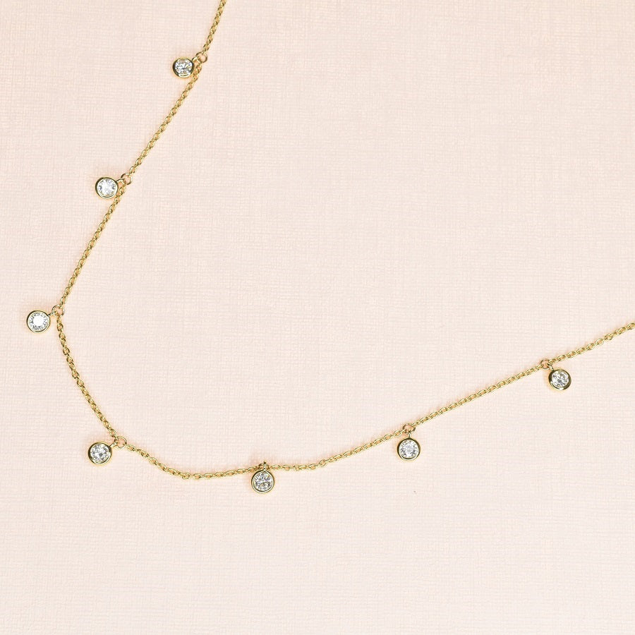 Hanging Diamond Necklace
