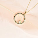 Gold Circle of Life Pendant