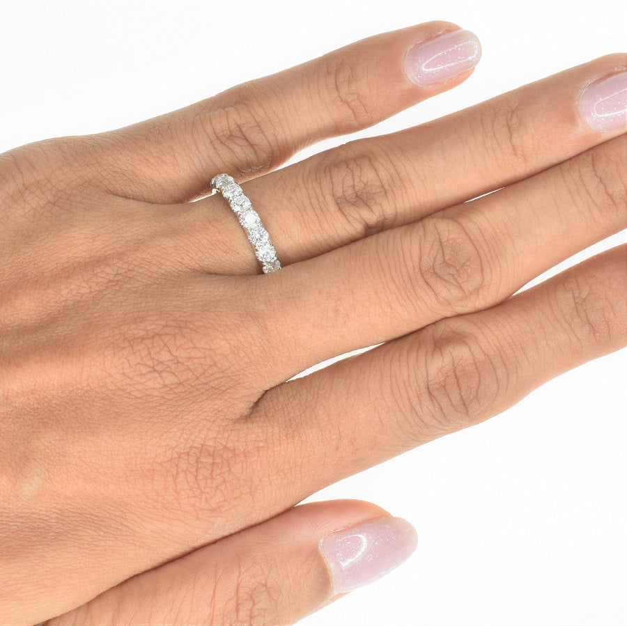 Classic Eternity Band with 2.7mm Diamonds