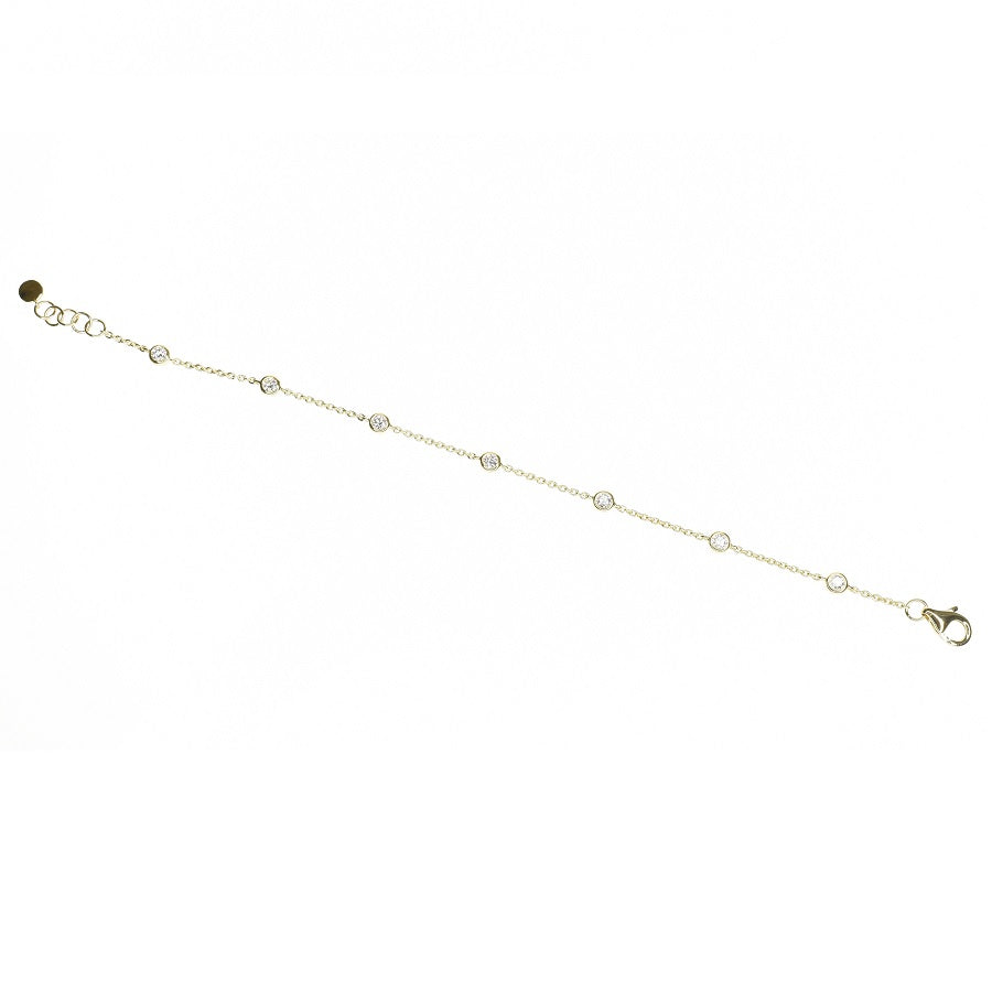 Diamonds On a Chain Bracelet