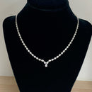 Pear shape diamond Necklace