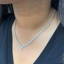 Pear shape diamond Necklace