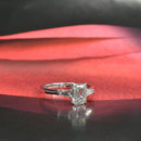 Emerald Cut Trilogy Ring with Baguette Tapers