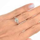 Emerald Cut Trilogy Ring with Baguette Tapers