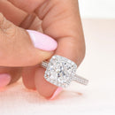 Cushion Cut Diamond Ring