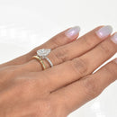 Pear Shaped Ring with a Split Band