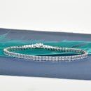 Emerald Cut Diamond Tennis Bracelet