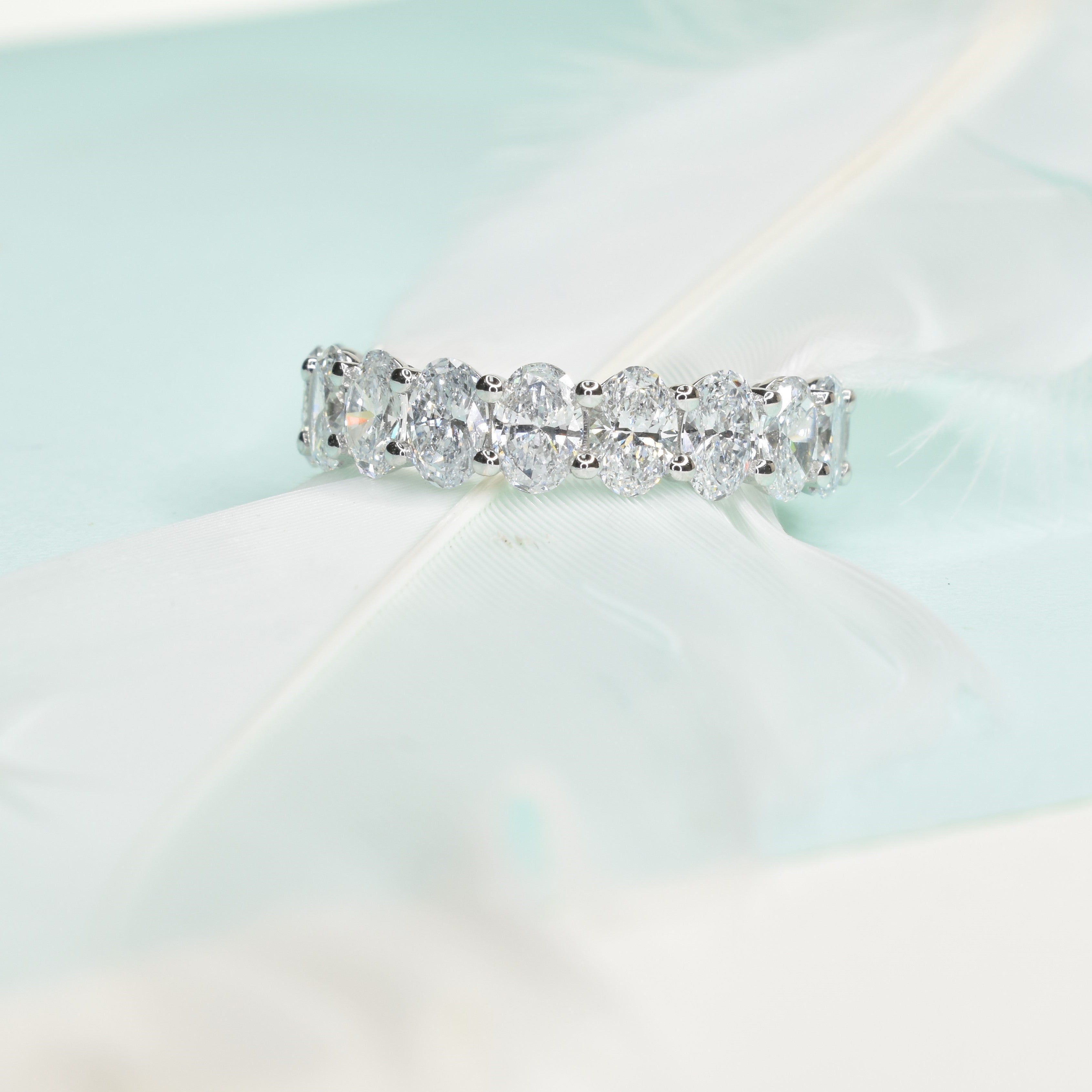 Oval Eternity Band with 0.25ct Lab Grown Diamonds