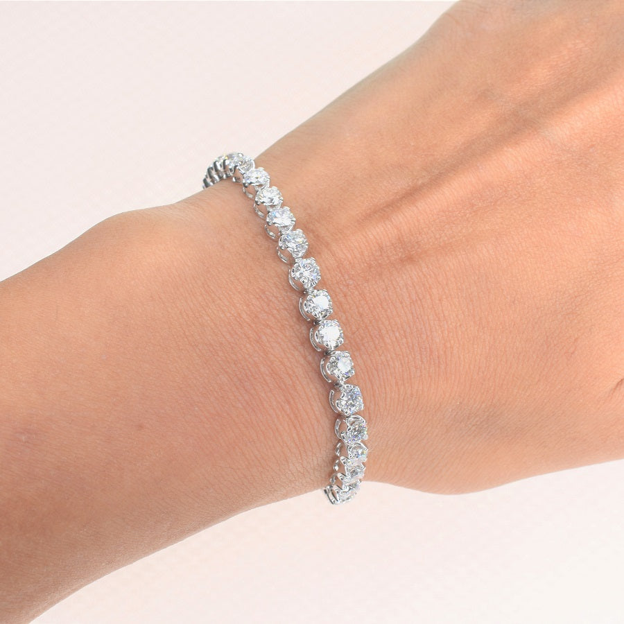 Embrace Tennis Bracelet with 3.6mm Lab Grown Diamonds