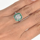 Cushion Cut Diamond Ring