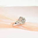 Oval Diamond Trilogy Ring