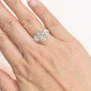 Stunning Oval Diamond Trilogy Ring