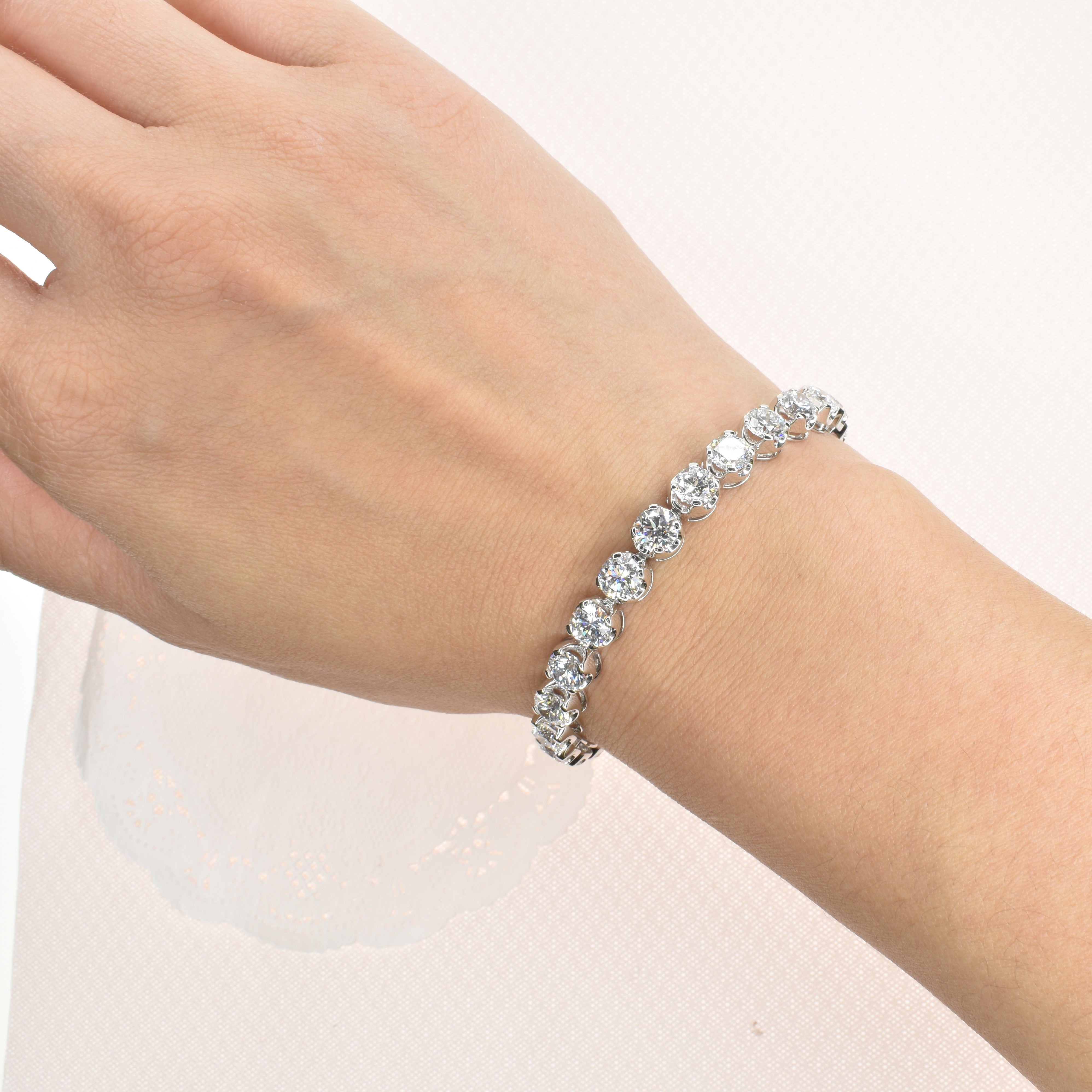 Embrace Tennis Bracelet with 5.1mm Lab Grown Diamonds