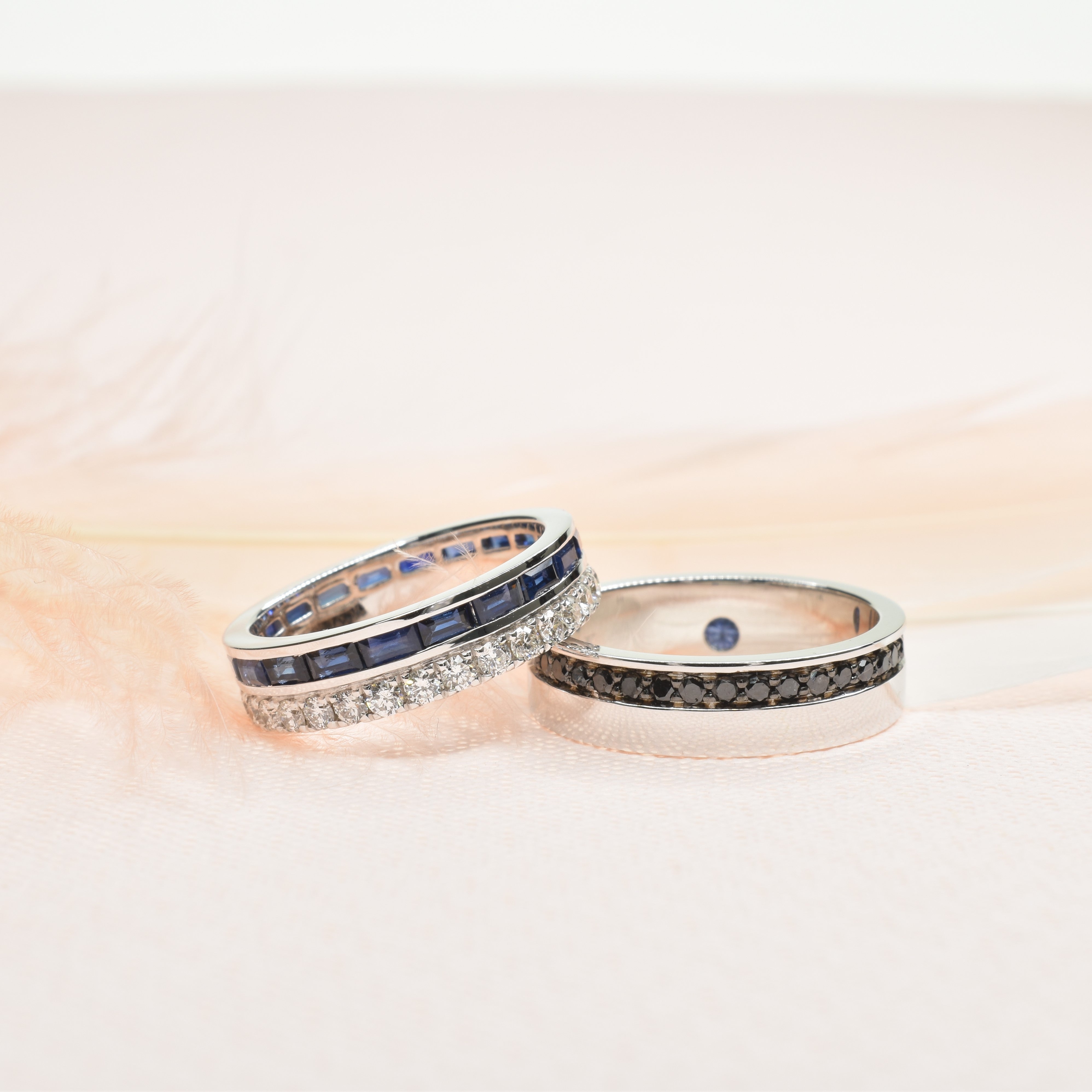 Sapphire and Diamond band